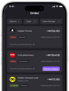 Orders Screen